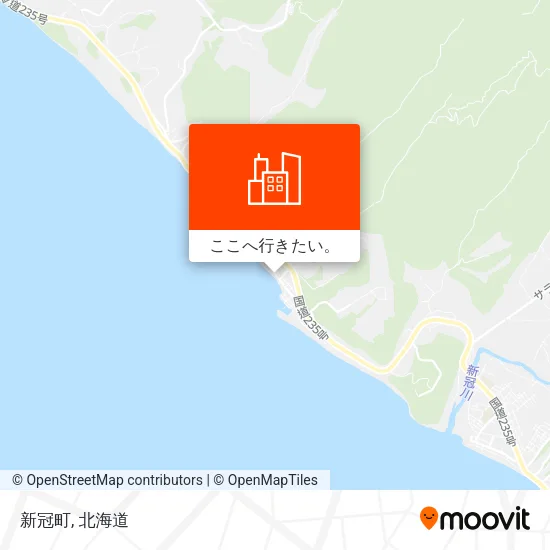 新冠町地図