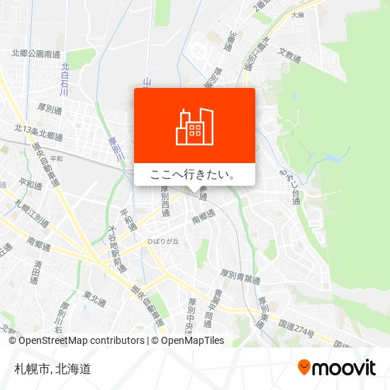 札幌市地図