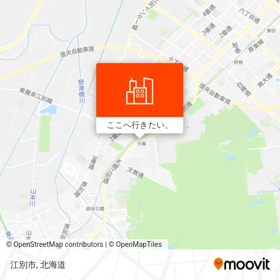 江別市地図