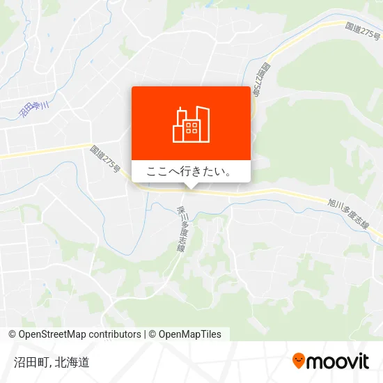 沼田町地図