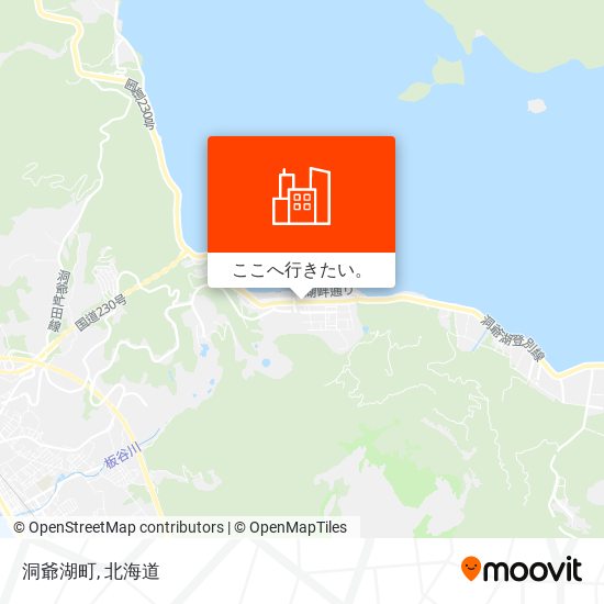 洞爺湖町地図