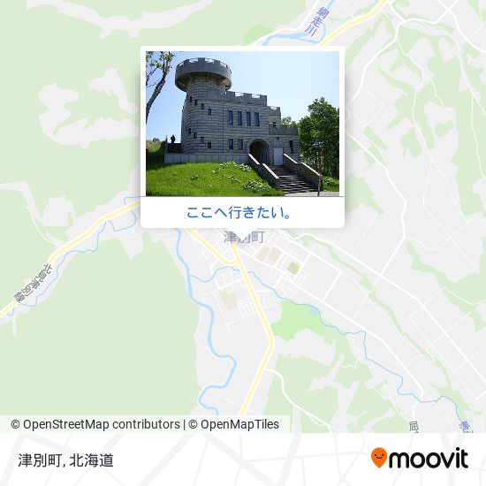 津別町地図