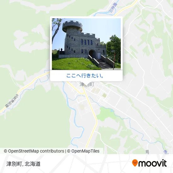 津別町地図