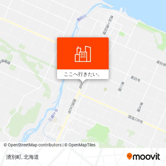 湧別町地図