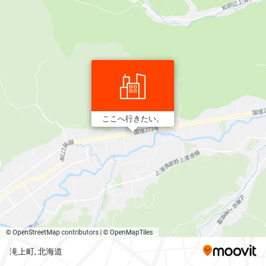 滝上町地図