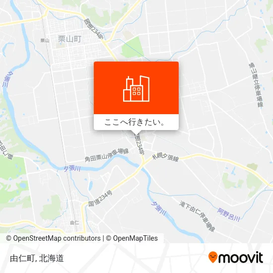 由仁町地図