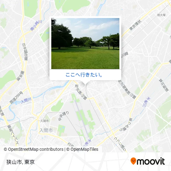 狭山市地図