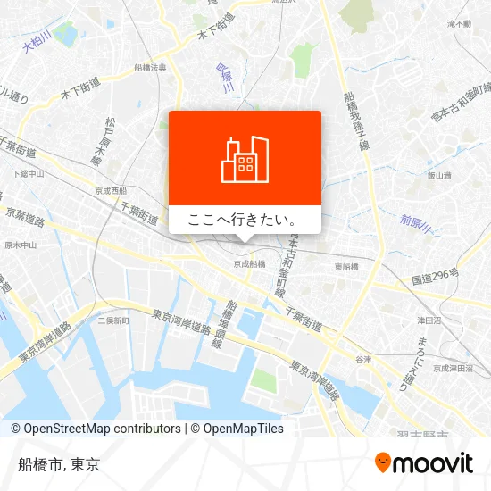 船橋市地図