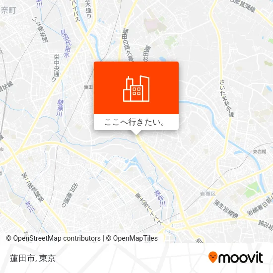 蓮田市地図