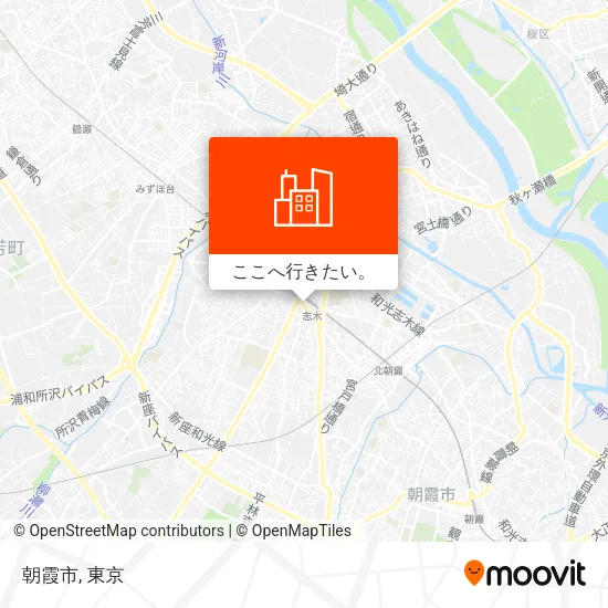 朝霞市地図