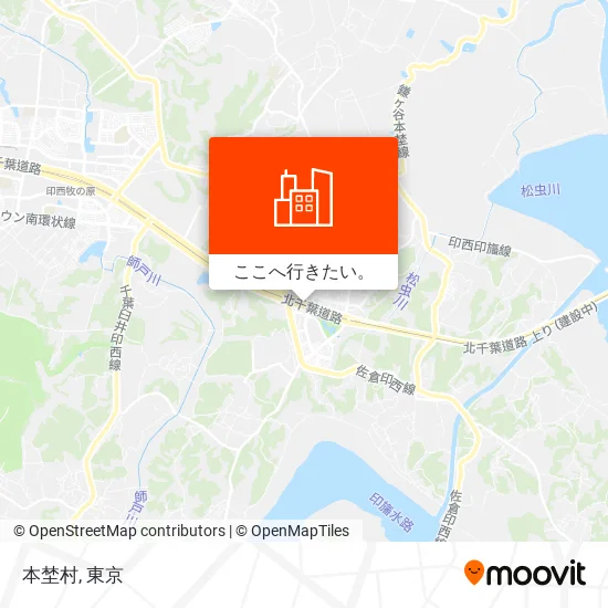 本埜村地図