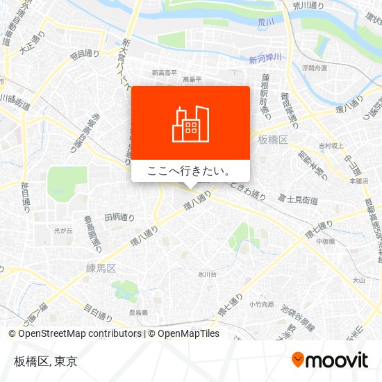 板橋区地図