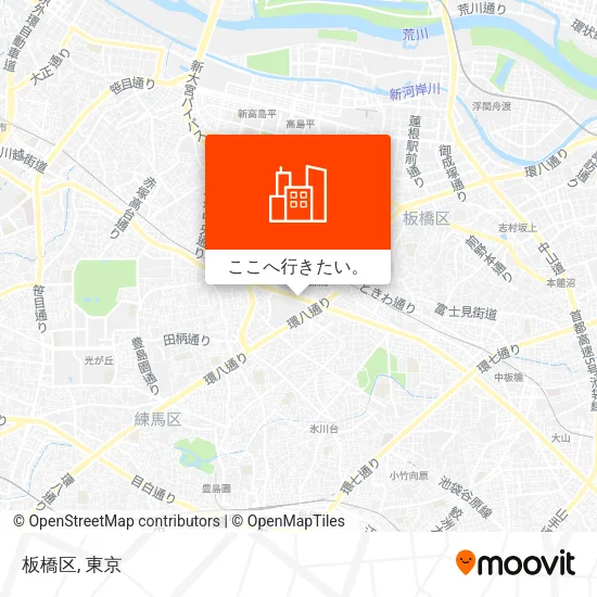 板橋区地図