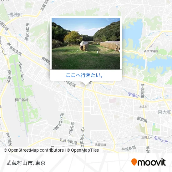 武蔵村山市地図