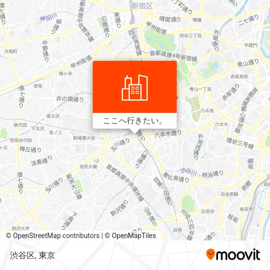 渋谷区地図