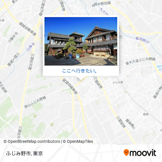 ふじみ野市地図