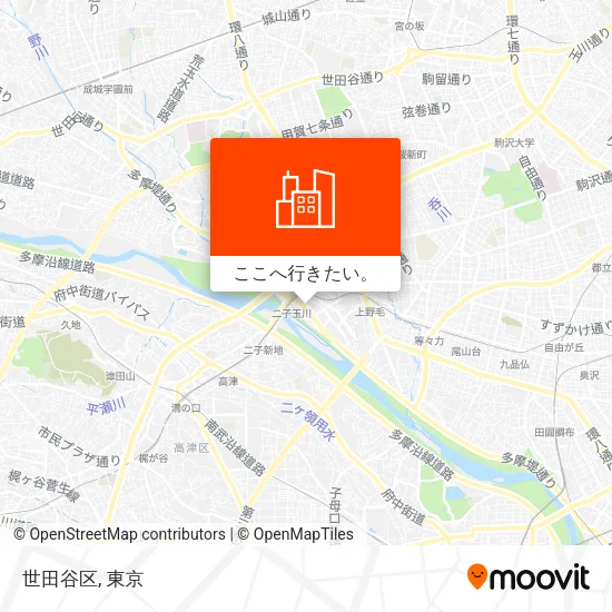 世田谷区地図