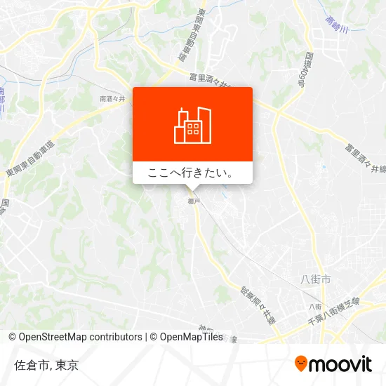 佐倉市地図