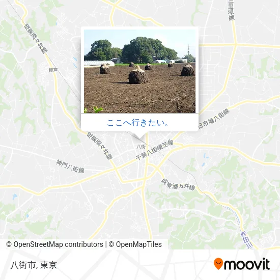 八街市地図