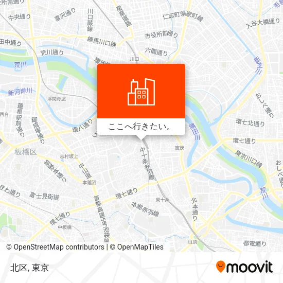 北区地図