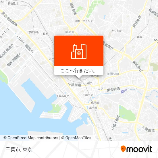 千葉市地図