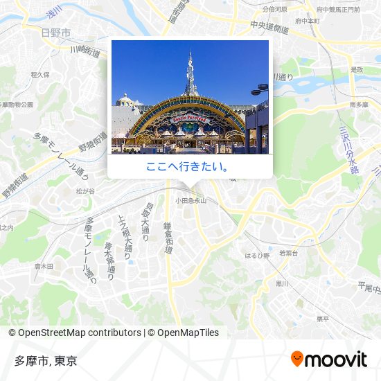 多摩市地図