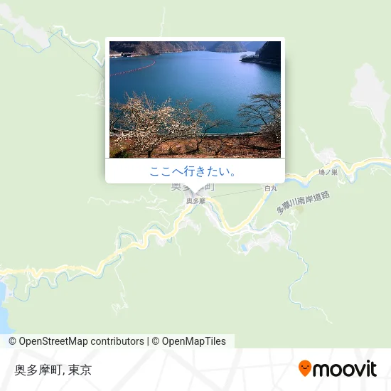 奥多摩町地図
