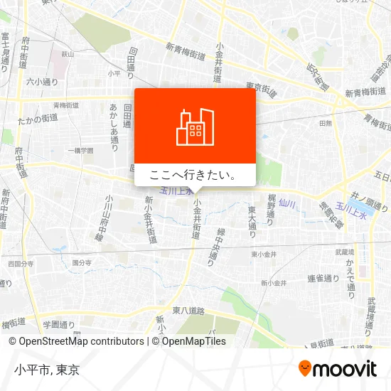 小平市地図