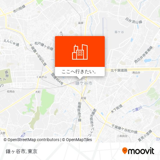 鎌ヶ谷市地図