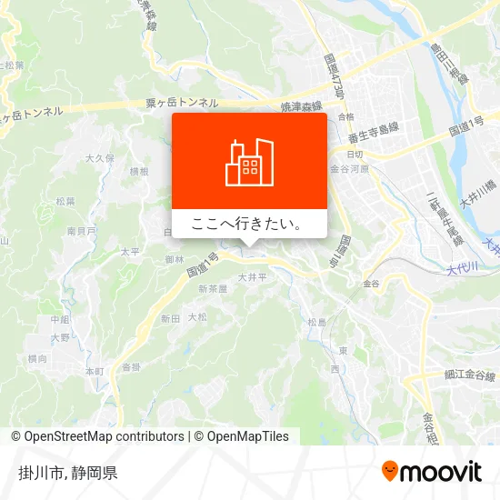 掛川市地図