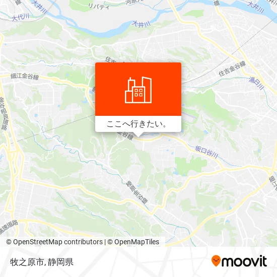 牧之原市地図