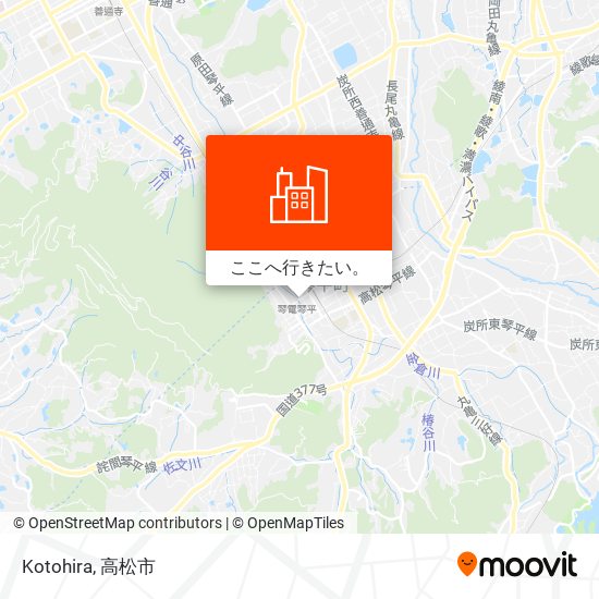 Kotohira地図