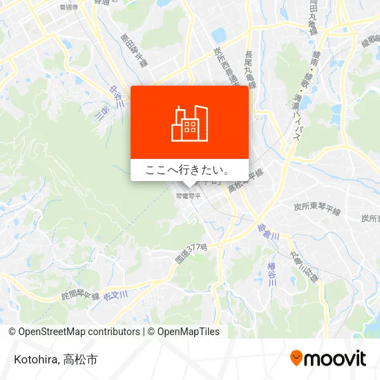 Kotohira地図