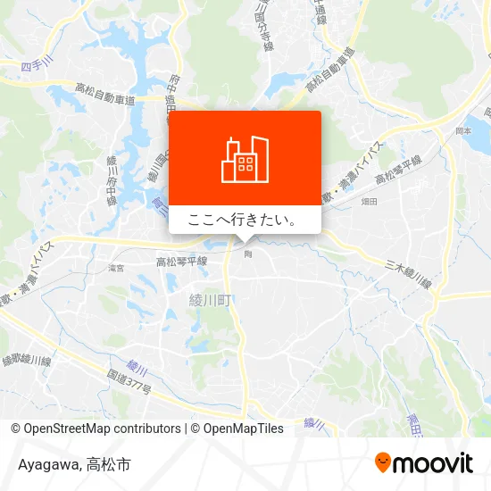 Ayagawa地図