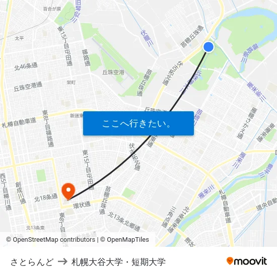 さとらんど to 札幌大谷大学・短期大学 map