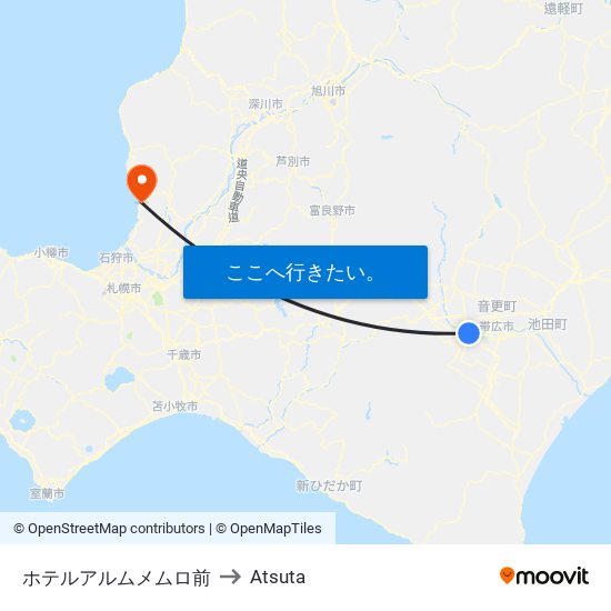 ホテルアルムメムロ前 to Atsuta map