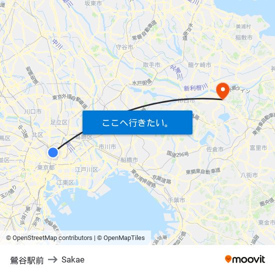 鶯谷駅前 to Sakae map
