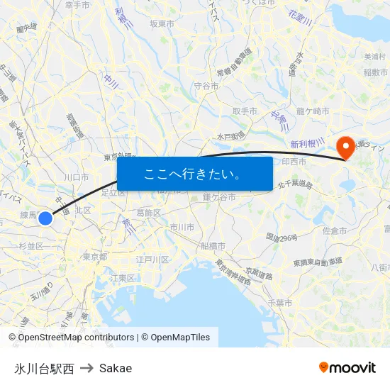氷川台駅西 to Sakae map