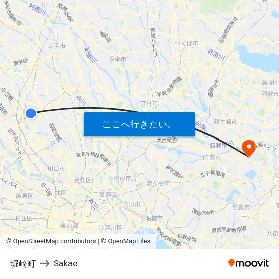堀崎町 to Sakae map
