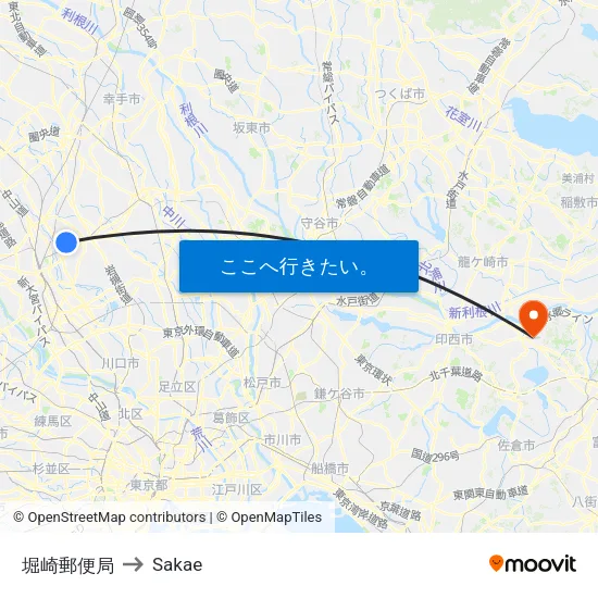 堀崎郵便局 to Sakae map