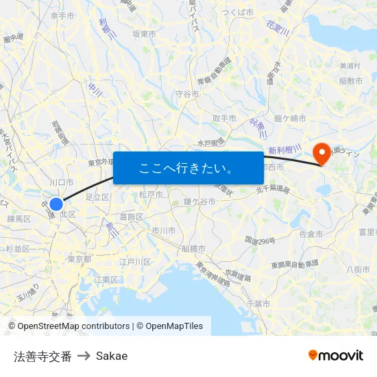 法善寺交番 to Sakae map