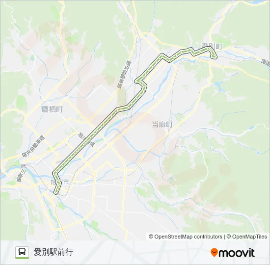 5-愛別線 Bus Line Map
