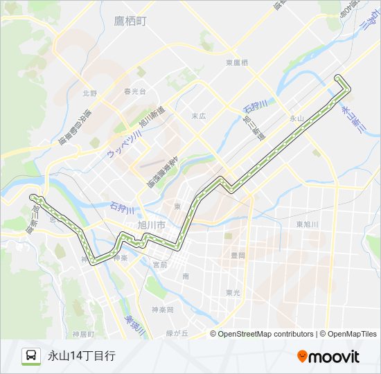 62-忠和 バスの路線図