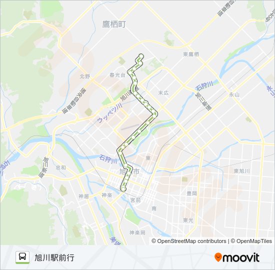 26-福祉村線 バスの路線図