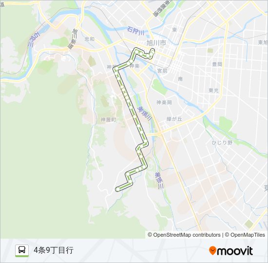 47-上雨紛線 バスの路線図