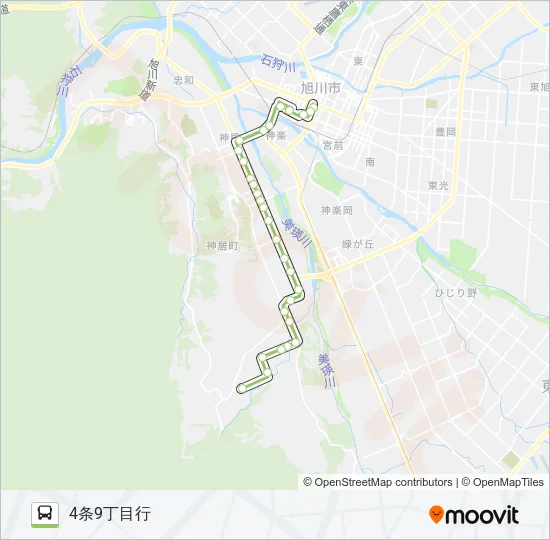 47-上雨紛線 バスの路線図