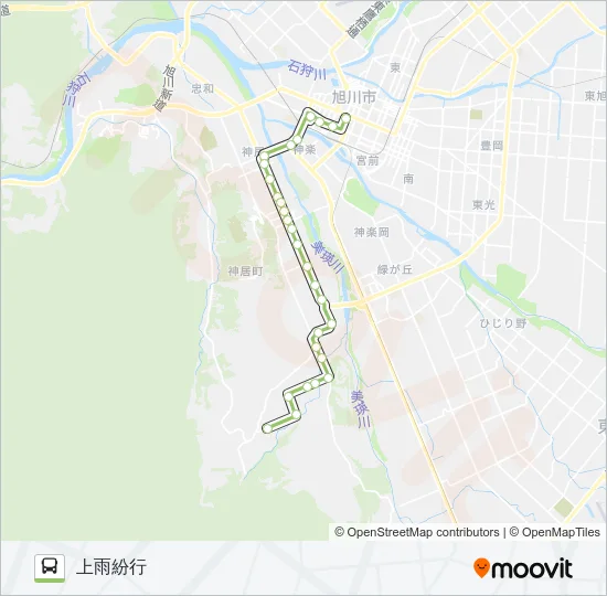 47-上雨紛線 バスの路線図