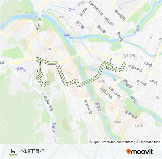 53-高砂台線 Bus Line Map