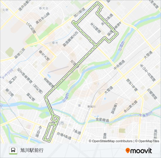 106-末広循環線 bus Line Map