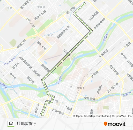 15-Suehiro 7-chome Line Bus Line Map